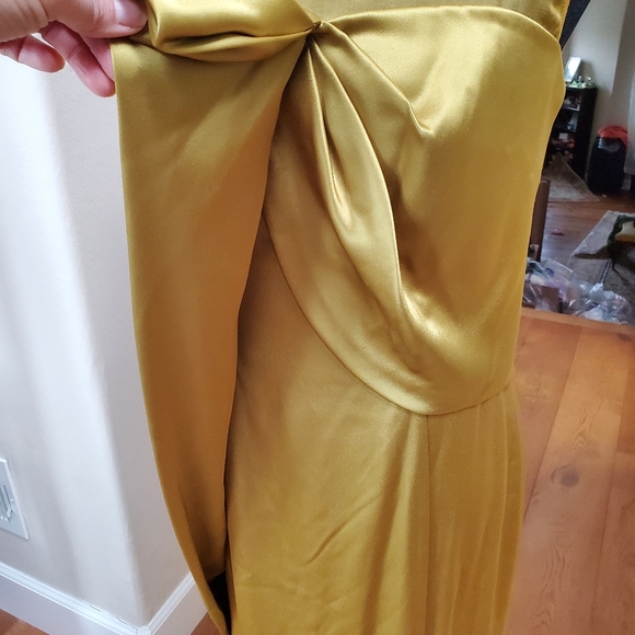 St. John’s Greenish/Gold Dress Brand New! - Picture 5 of 16